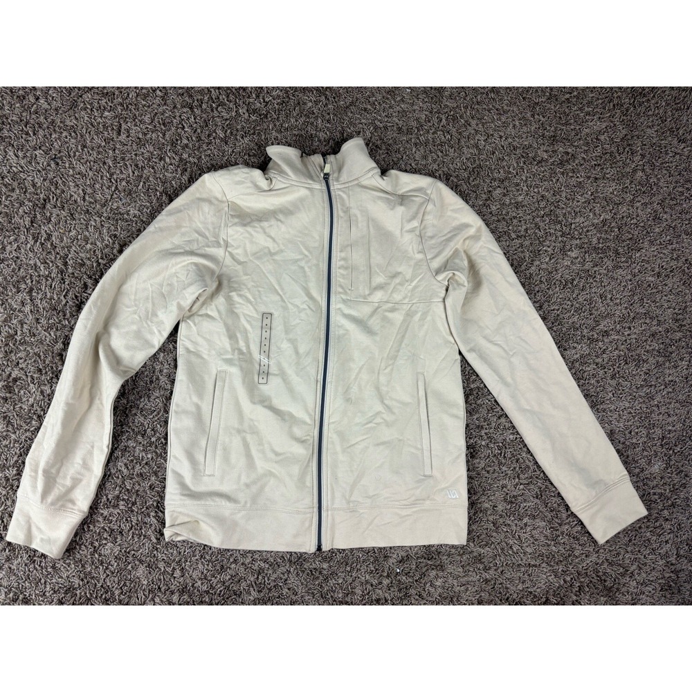 VRST French Terry Full-Zip Training Jacket Men's Small Stone Quarry MAX200374